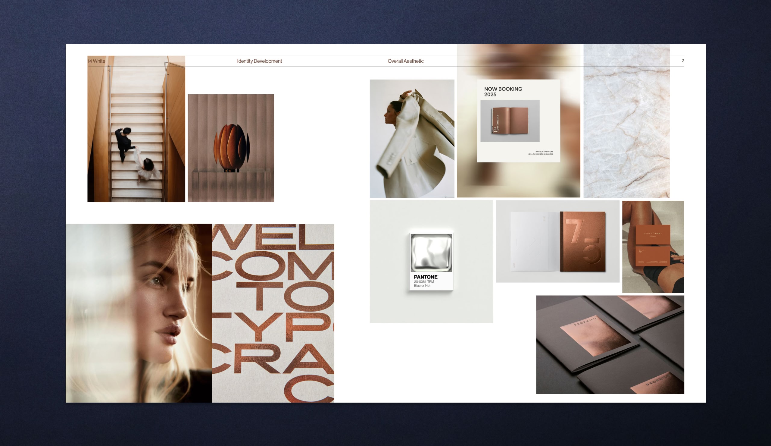 Fourteen White Tribeca – Brand collateral and identity system design by Pedja Zdravkovic